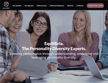 Tablet Screenshot of equilibria.com